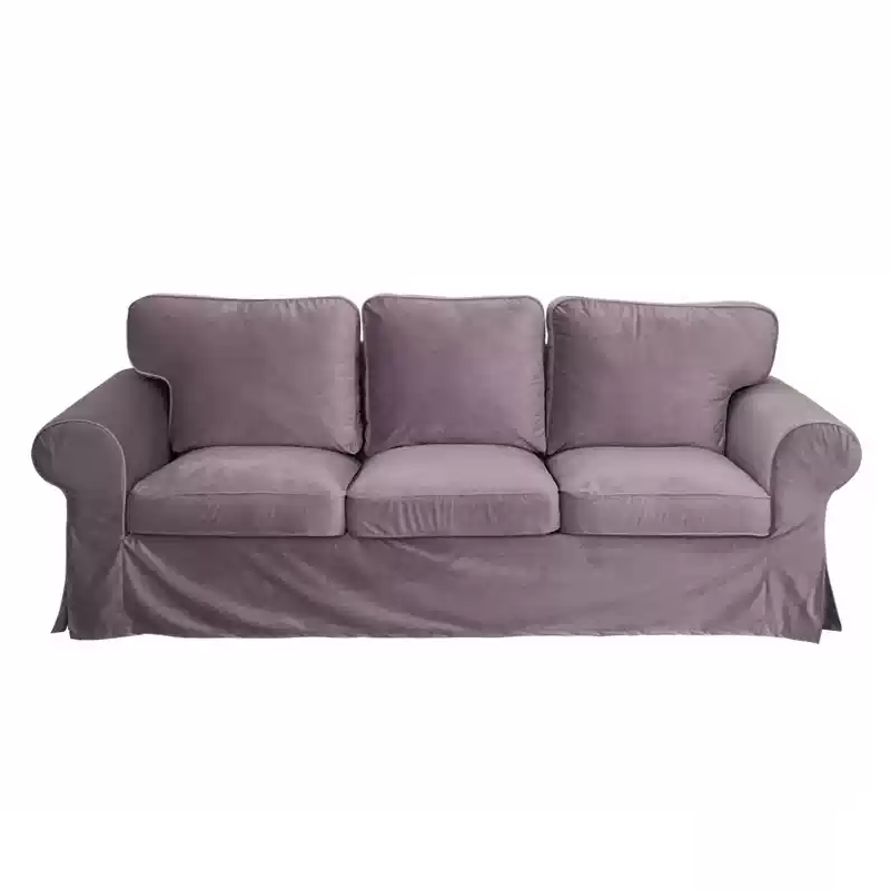 Housse canapé IKEA EKTORP luxe haut de gamme velours mauve