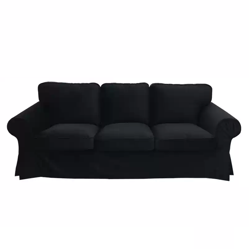 Housse canapé IKEA EKTORP luxe haut de gamme velours noir