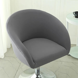 Housse de chaise de bar gabin grand dossier incurvé lycra - 24 motifs