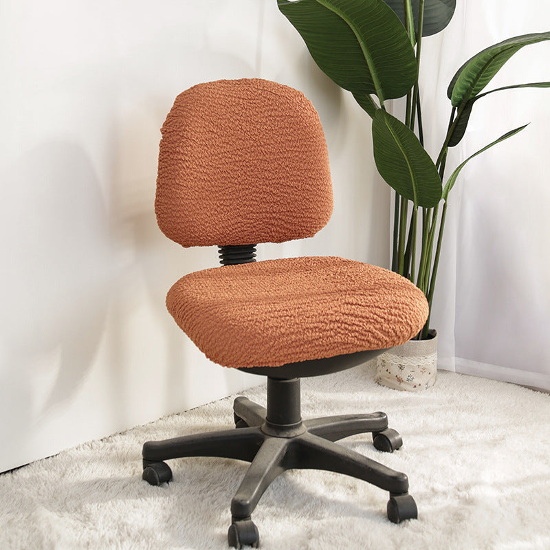 Housse de chaise de bureau extensible moderne contemporaine orange