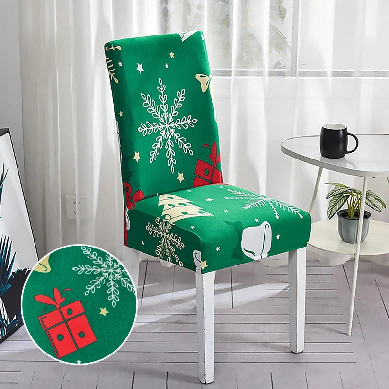 Housse de chaise de salle à manger spécial noël motif 14