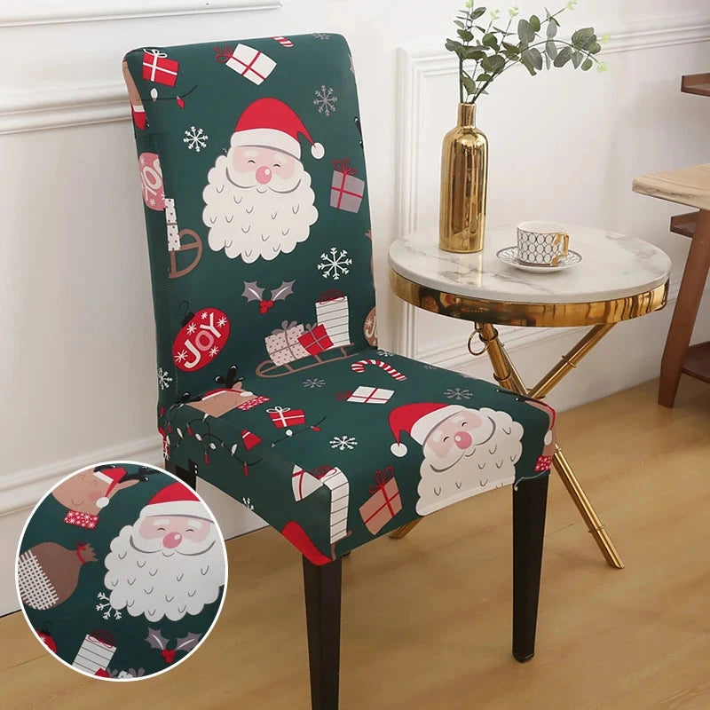 Housse de chaise de salle à manger spécial noël motif 31