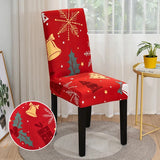 Housse de chaise de salle à manger spécial noël motif 8