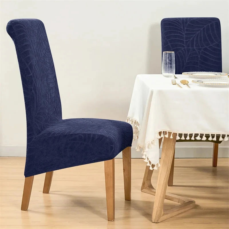 Housse de chaise haute imperméable bleue marine