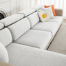 Housse de coussin extensible pour canapé velours damassé argent
