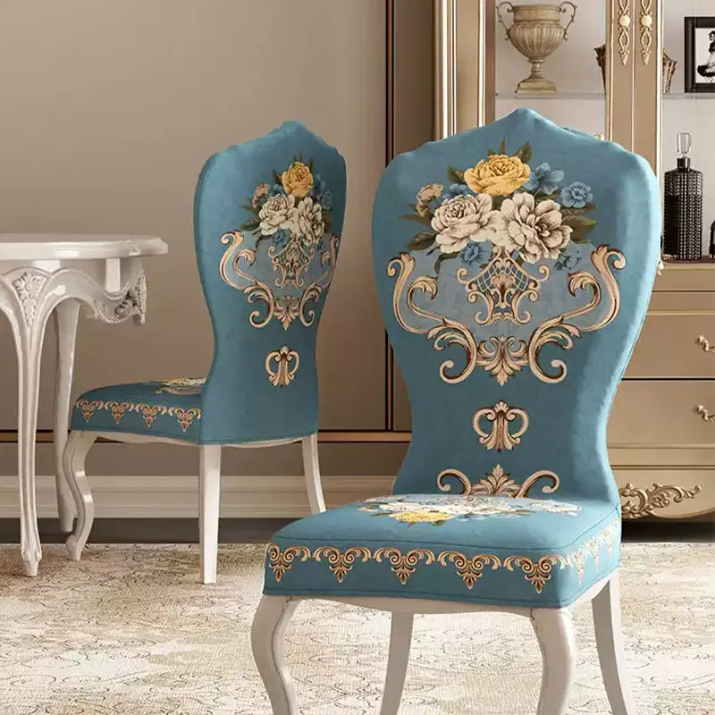 Housse de fauteuil chaise baroque louis 16 ancienne