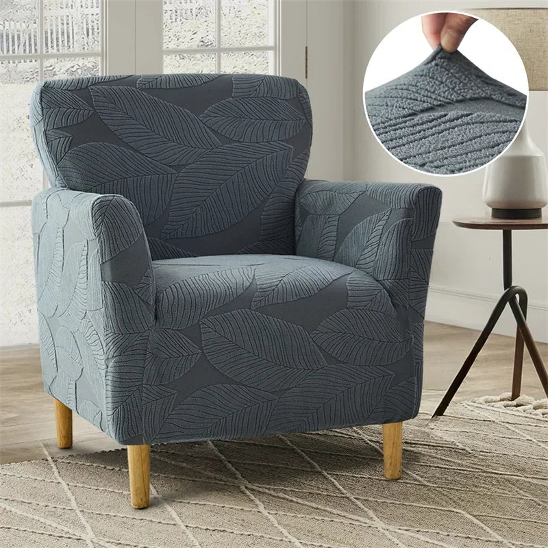 Housse de fauteuil club velours hibiscus nouveau modèle 2025