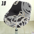 Housse extensible pour tabouret de bar coque motif 10