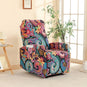 Housse fauteuil relax relevable électrique dossier long motif imprimé 6