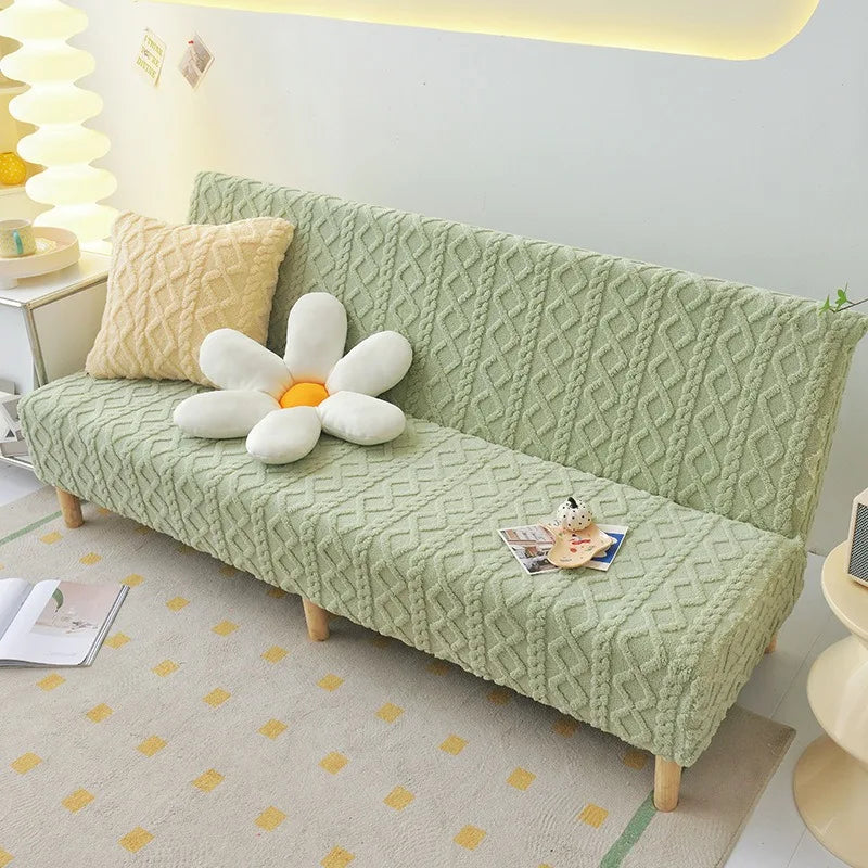 Housse pour canapé-lit, clic-clac chaleureux vert tendre