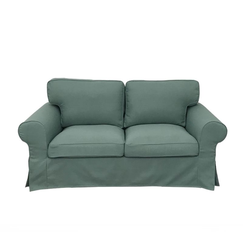 Housse pour canapé IKEA EKTORP 2 places bleue khaki