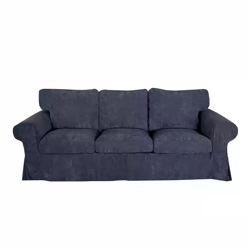 Housse pour canapé IKEA EKTORP haut de gamme velours bleue marine