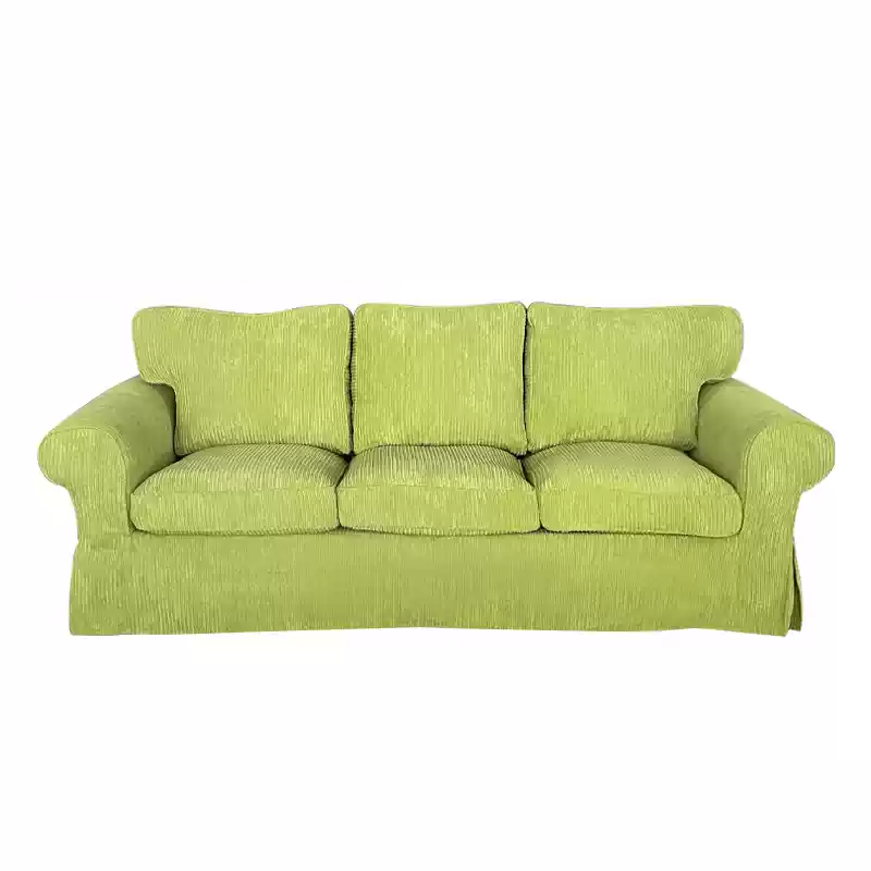 Housse pour canapé IKEA EKTORP haut de gamme velours côtelé vert tendre