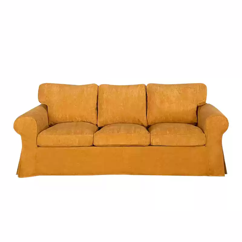 Housse pour canapé IKEA EKTORP haut de gamme velours camel