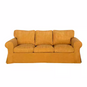 Housse pour canapé IKEA EKTORP haut de gamme velours camel