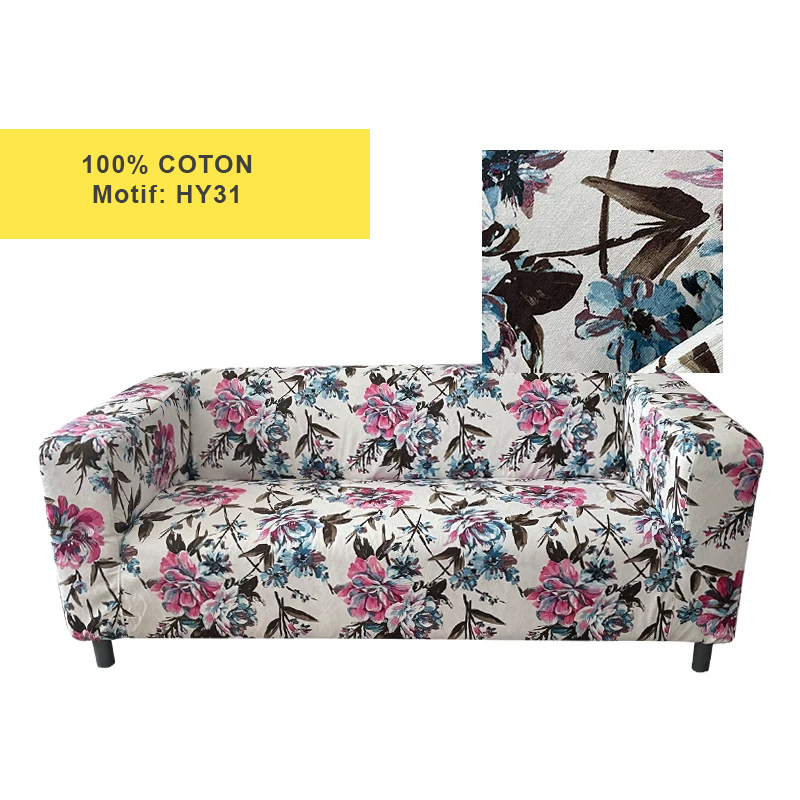 Housse pour canapé IKEA KLIPPAN motif imprimé hy31