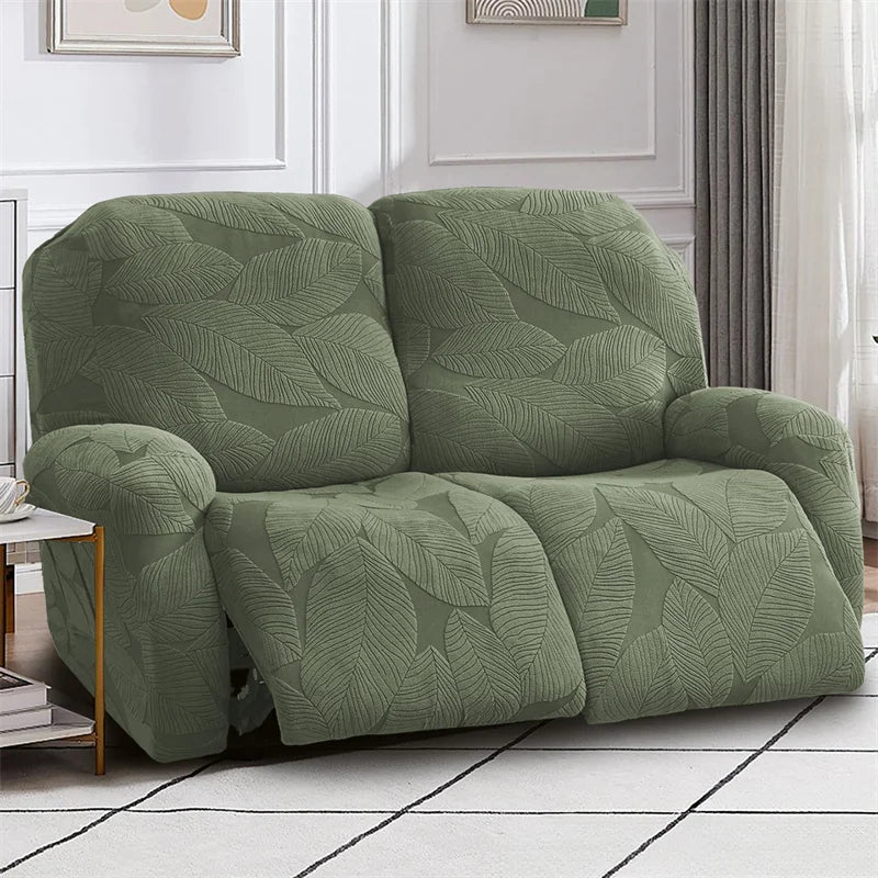 Housse pour canapé relax2 places relevable inclinable luxe vert matcha