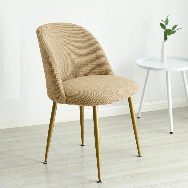 Housse pour chaise Mauricette Maisons du monde taupe