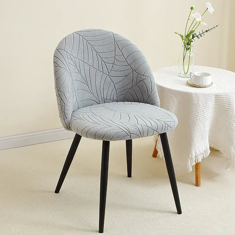 Housse pour chaise Mauricette maisonsdumonde gris clair