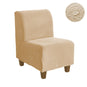 Housse pour chauffeuse, causeuse, fauteuil bas crème