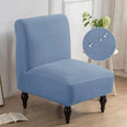 Housse pour chauffeuse lycra imperméable bleue ciel