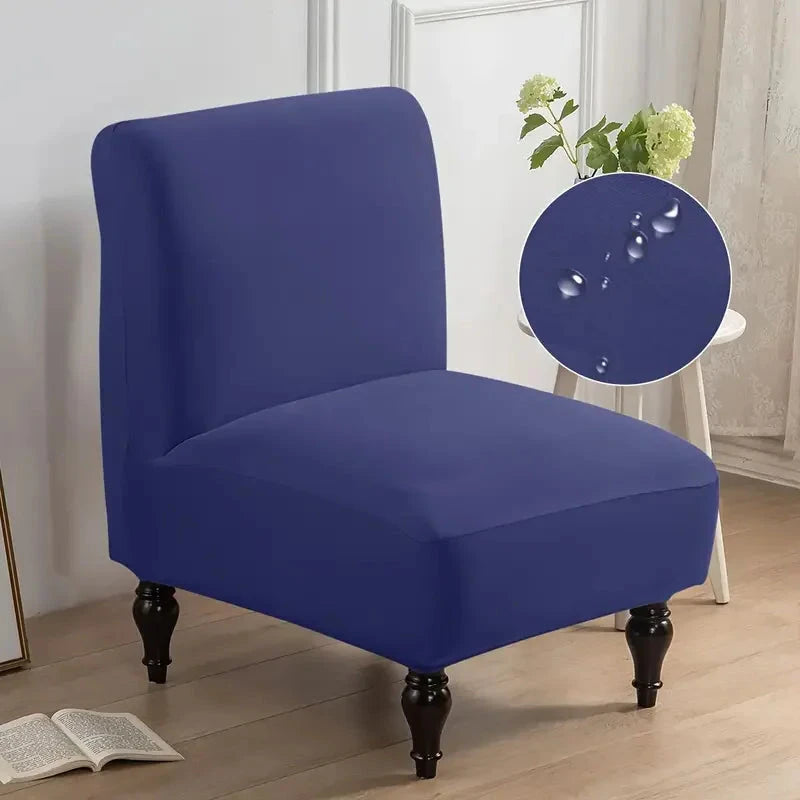 Housse pour chauffeuse lycra imperméable bleue marine