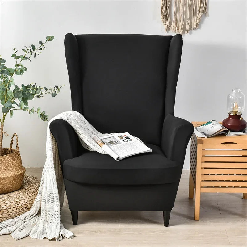 Housse pour fauteuil IKEA Strandmon lycra noir