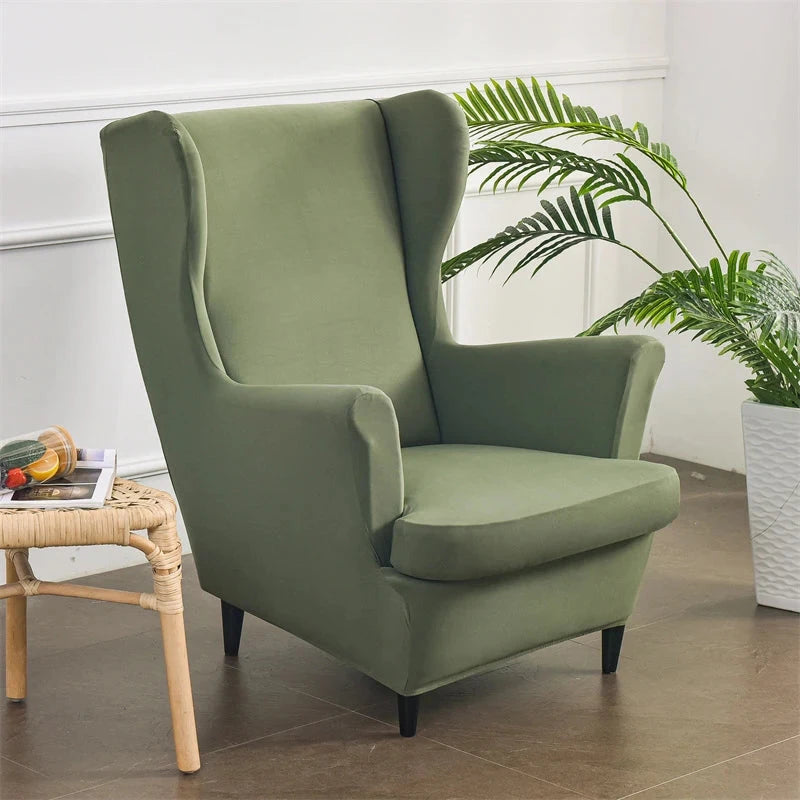 Housse pour fauteuil IKEA Strandmon lycra vert matcha