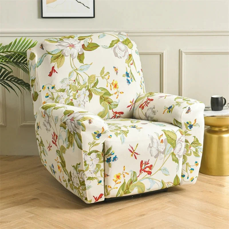 Housse pour fauteuil et canapé relax inclinable motif imprimé