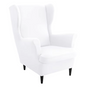 Housse pour fauteuil IKEA Strandmon lycra blanc