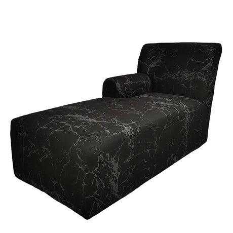Housse pour méridienne avec accoudoir, chaise longue motif moderne