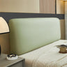 Housse pour tête de lit extensible simili cuir 100% imperméable vert matcha