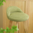Housse pour tabouret de bar avec petit dossier