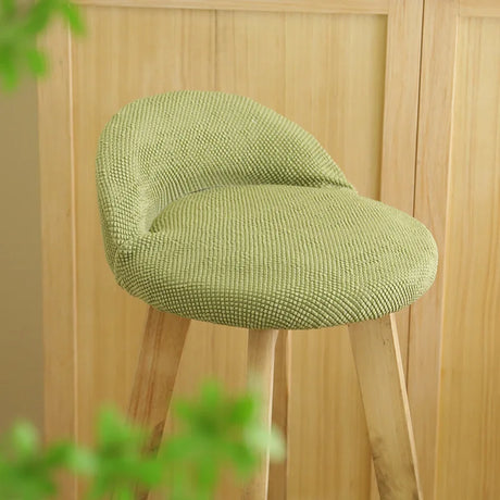 Housse pour tabouret de bar avec petit dossier