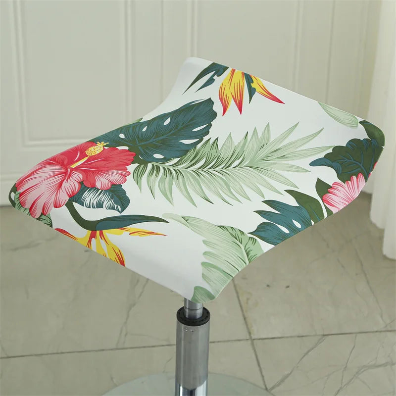 Housse pour tabouret de bar plat sans dossier 10