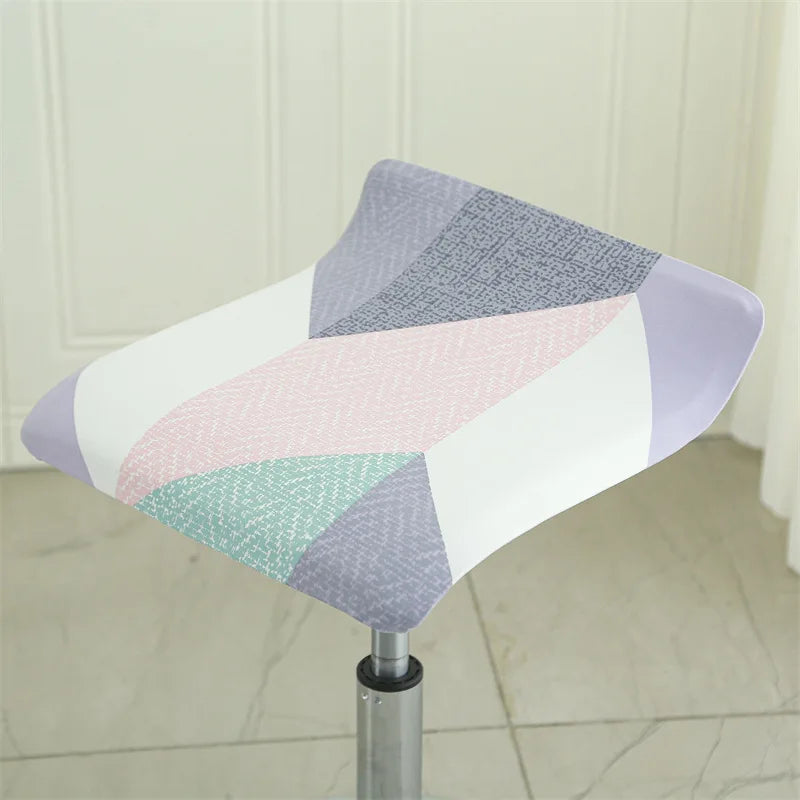 Housse pour tabouret de bar plat sans dossier 11