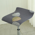 Housse pour tabouret de bar plat sans dossier