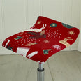 Housse pour tabouret de bar plat sans dossier 17