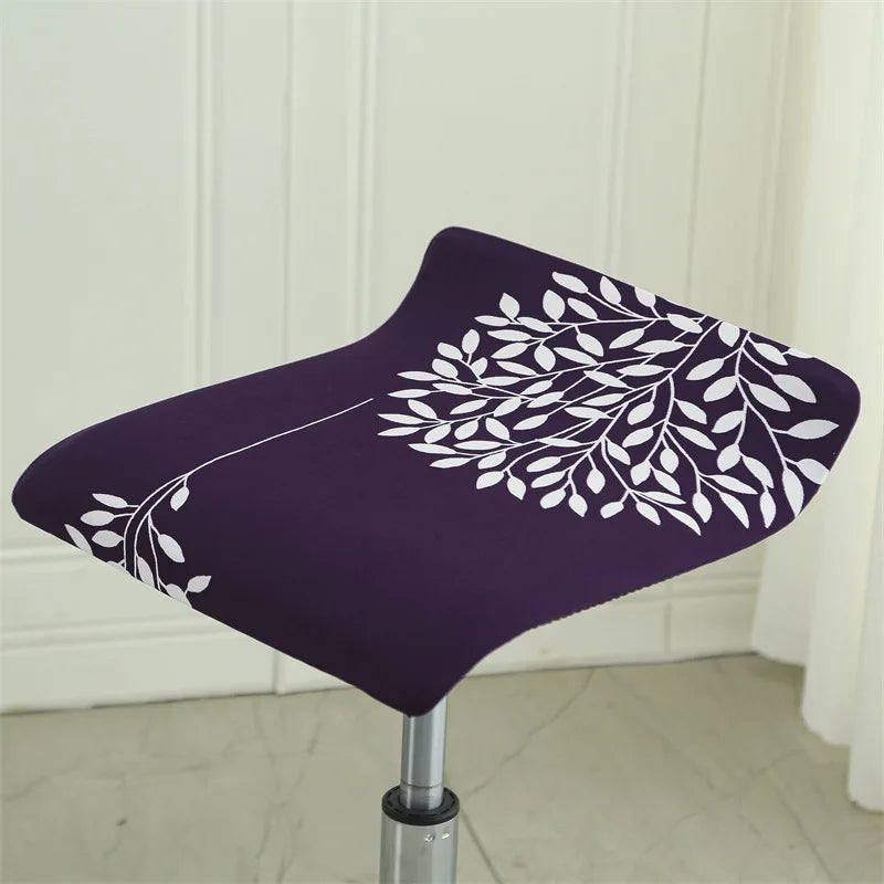 Housse pour tabouret de bar plat sans dossier 2