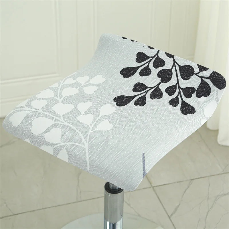 Housse pour tabouret de bar plat sans dossier