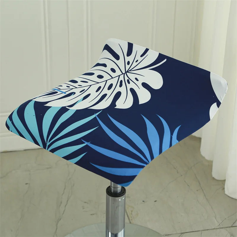 Housse pour tabouret de bar plat sans dossier 9