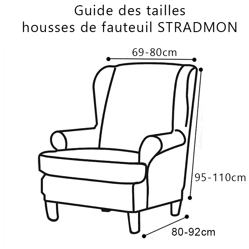 Housses Pour Fauteuil IKEA STRANDMON - 19 Motifs