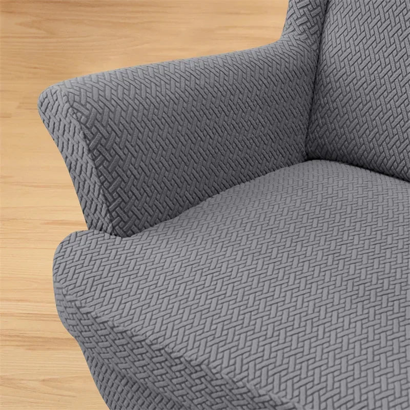 Housses pour fauteuil IKEA STRANDMON Jacquard gris