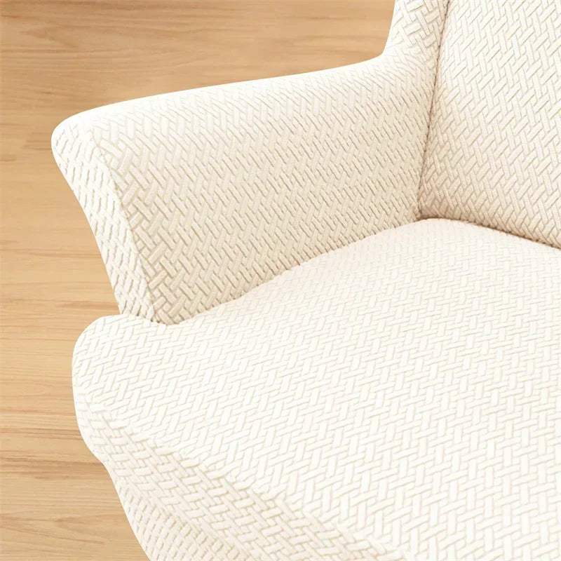 Housses pour fauteuil IKEA STRANDMON Jacquard beige