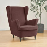 Housses pour fauteuil IKEA STRANDMON Jacquard marron