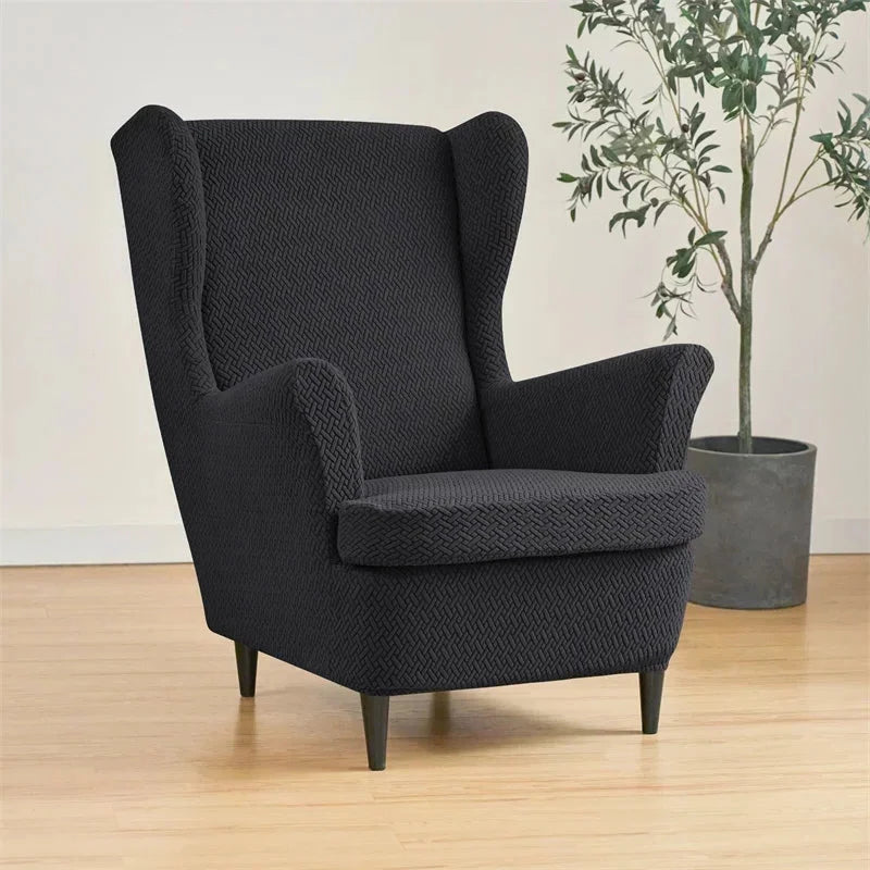 Housses pour fauteuil IKEA STRANDMON Jacquard noir