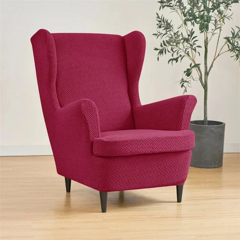 Housses pour fauteuil IKEA STRANDMON Jacquard rose fushia