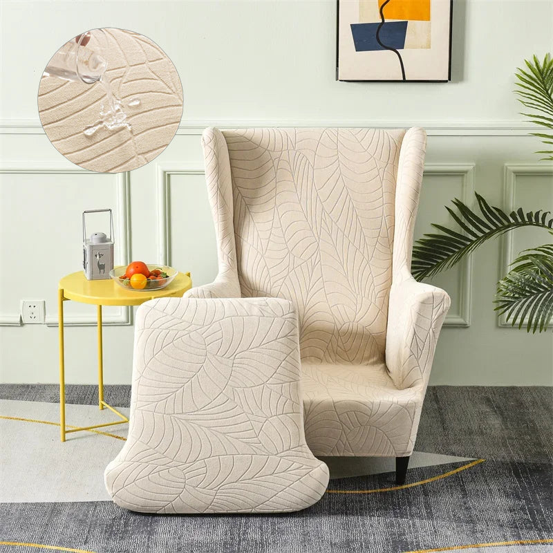 Housses pour fauteuil IKEA STRANDMON impermeable texture feuille d hibiscus