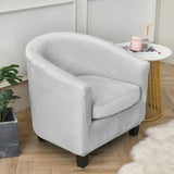 housse de fauteuil cabriolet pur velours argent