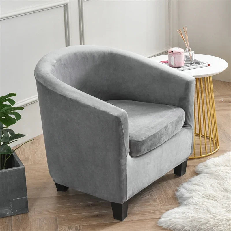Housses fauteuil IKEA TULLSTA pur velours gris